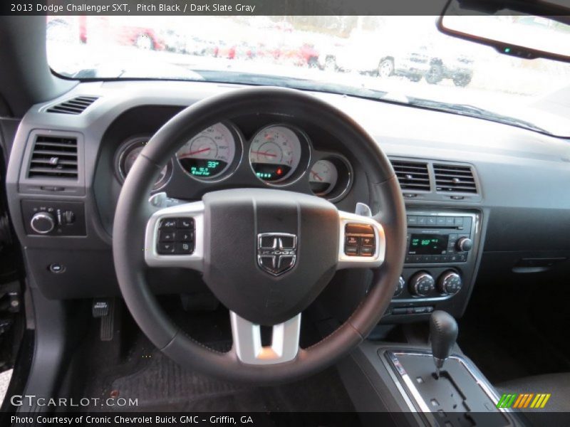 Pitch Black / Dark Slate Gray 2013 Dodge Challenger SXT