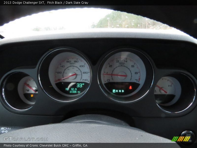 Pitch Black / Dark Slate Gray 2013 Dodge Challenger SXT