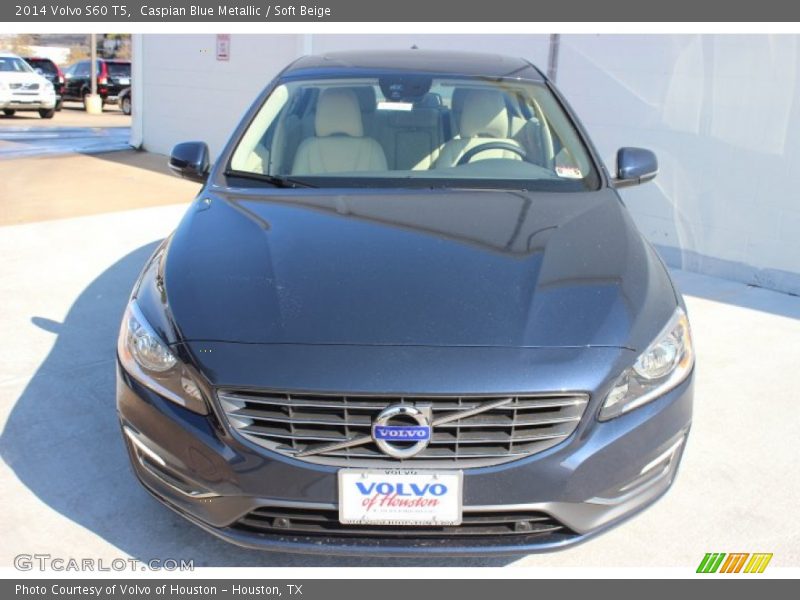 Caspian Blue Metallic / Soft Beige 2014 Volvo S60 T5