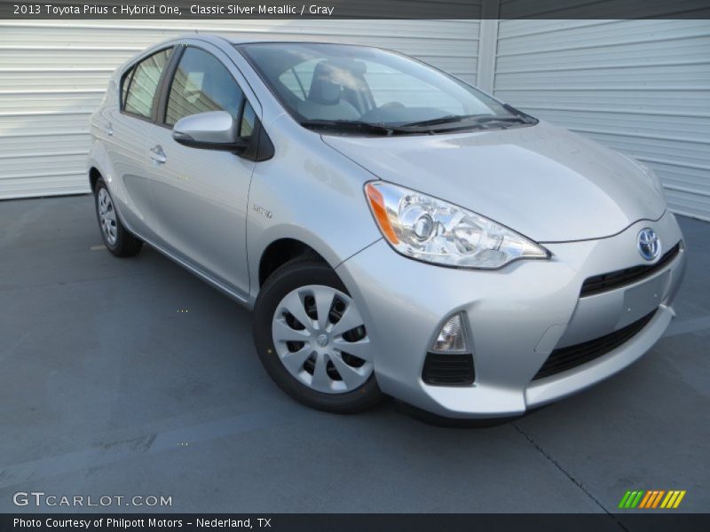 Classic Silver Metallic / Gray 2013 Toyota Prius c Hybrid One