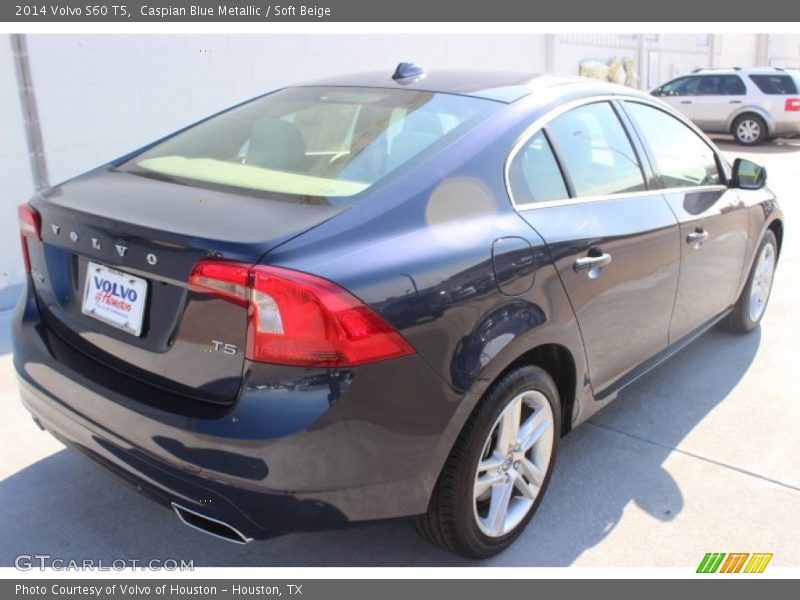 Caspian Blue Metallic / Soft Beige 2014 Volvo S60 T5