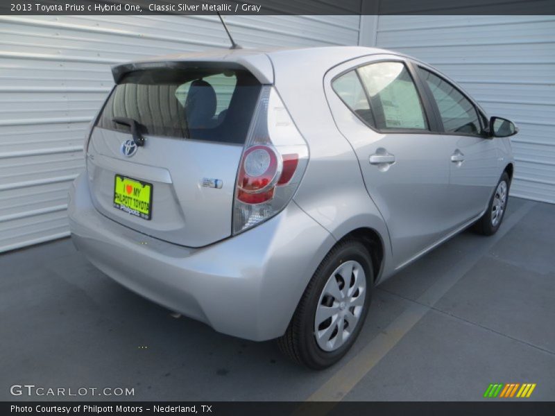 Classic Silver Metallic / Gray 2013 Toyota Prius c Hybrid One
