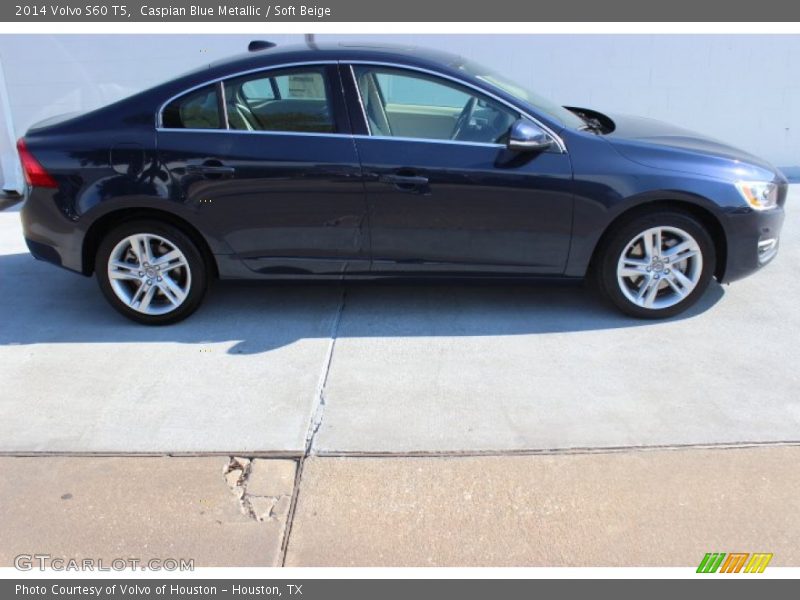 Caspian Blue Metallic / Soft Beige 2014 Volvo S60 T5