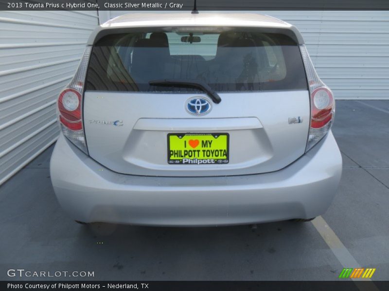 Classic Silver Metallic / Gray 2013 Toyota Prius c Hybrid One