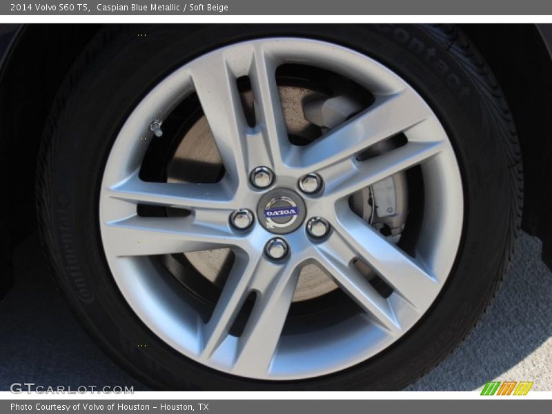 Caspian Blue Metallic / Soft Beige 2014 Volvo S60 T5