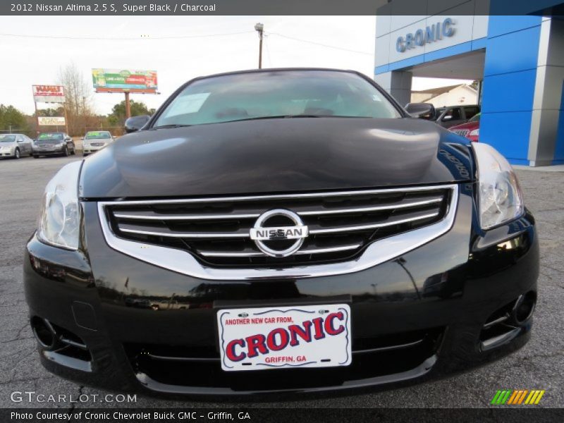 Super Black / Charcoal 2012 Nissan Altima 2.5 S