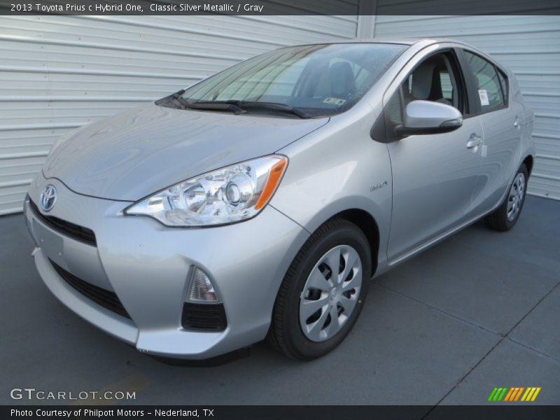 Classic Silver Metallic / Gray 2013 Toyota Prius c Hybrid One