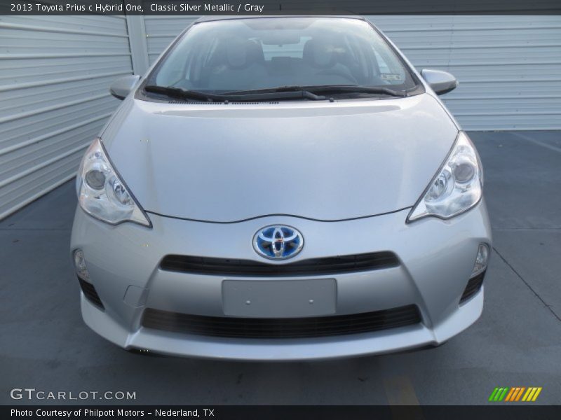 Classic Silver Metallic / Gray 2013 Toyota Prius c Hybrid One