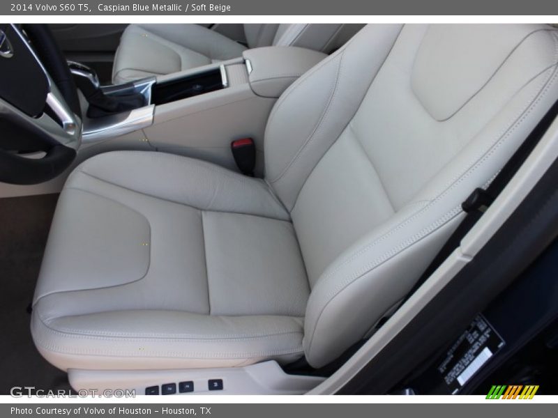 Caspian Blue Metallic / Soft Beige 2014 Volvo S60 T5