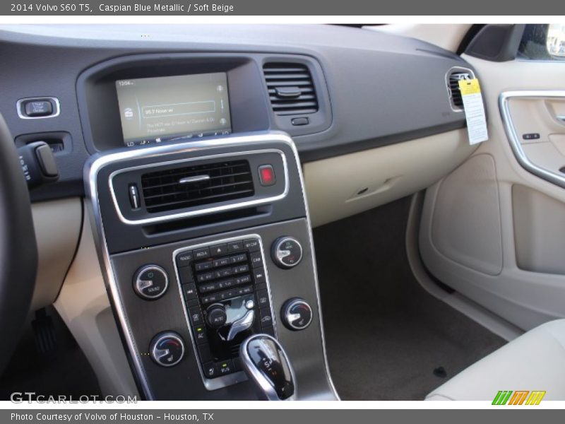 Caspian Blue Metallic / Soft Beige 2014 Volvo S60 T5