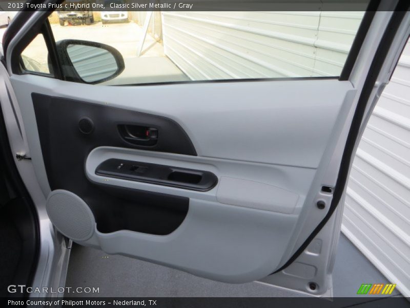 Classic Silver Metallic / Gray 2013 Toyota Prius c Hybrid One