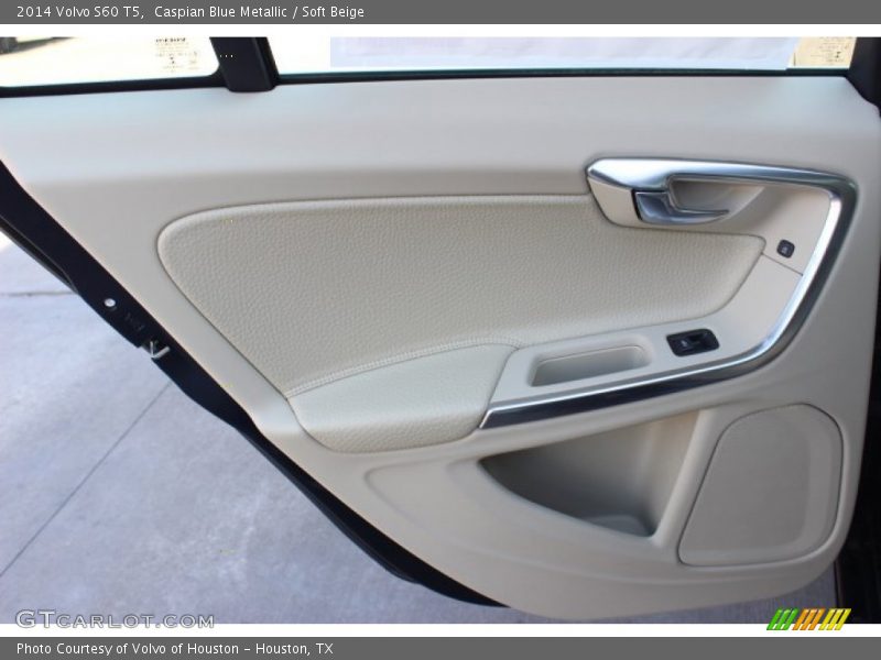 Caspian Blue Metallic / Soft Beige 2014 Volvo S60 T5