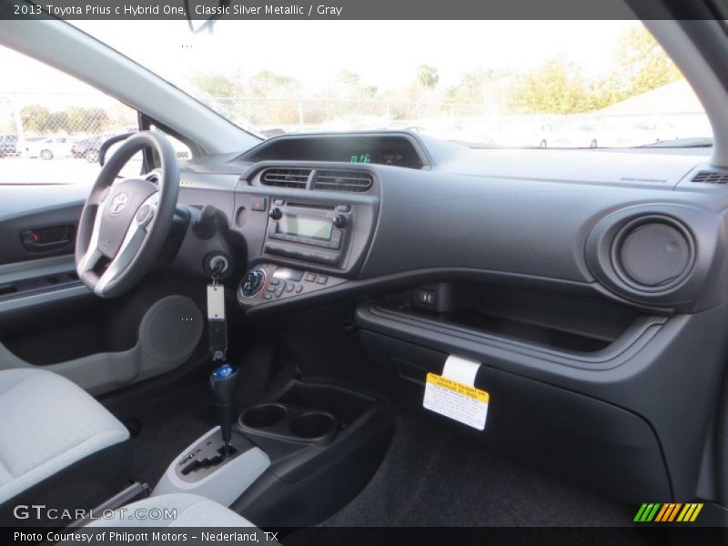 Classic Silver Metallic / Gray 2013 Toyota Prius c Hybrid One