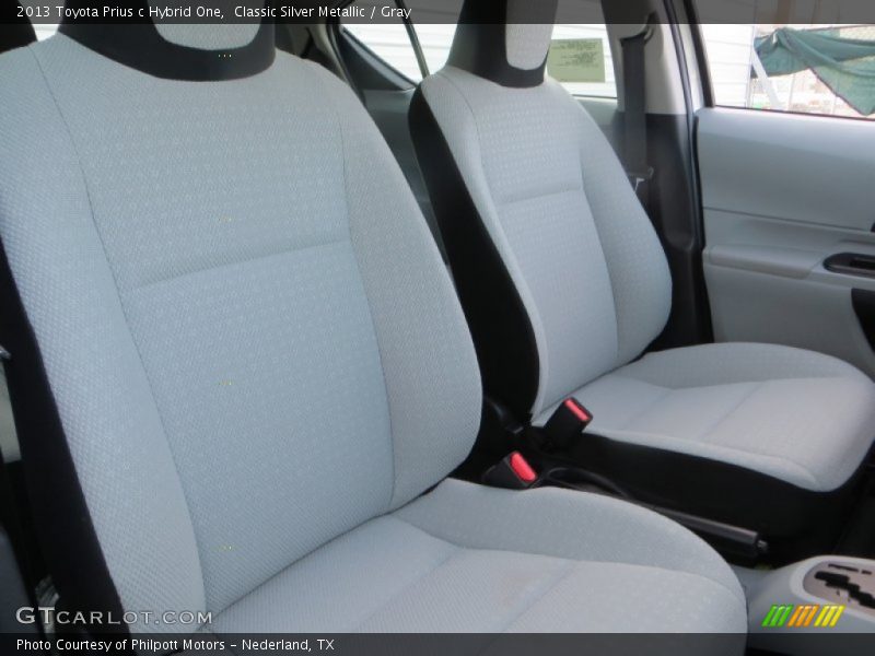 Classic Silver Metallic / Gray 2013 Toyota Prius c Hybrid One