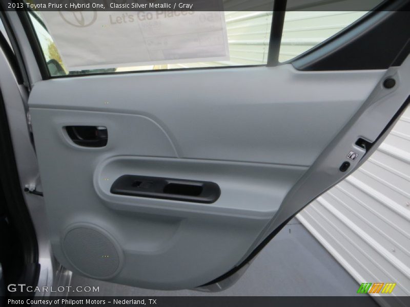 Classic Silver Metallic / Gray 2013 Toyota Prius c Hybrid One