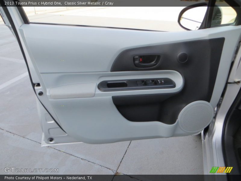 Classic Silver Metallic / Gray 2013 Toyota Prius c Hybrid One