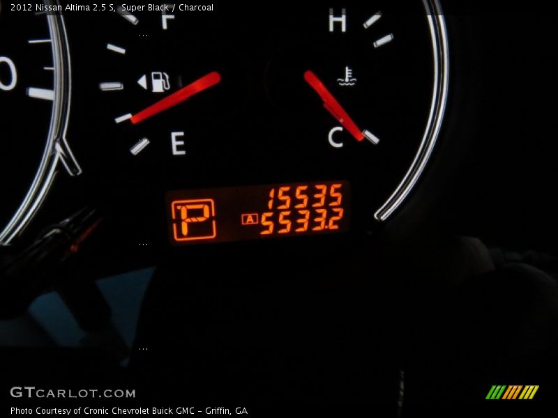 Super Black / Charcoal 2012 Nissan Altima 2.5 S