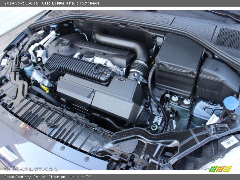 Caspian Blue Metallic / Soft Beige 2014 Volvo S60 T5
