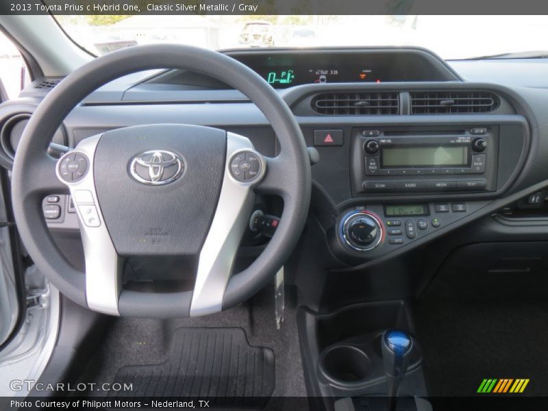 Classic Silver Metallic / Gray 2013 Toyota Prius c Hybrid One