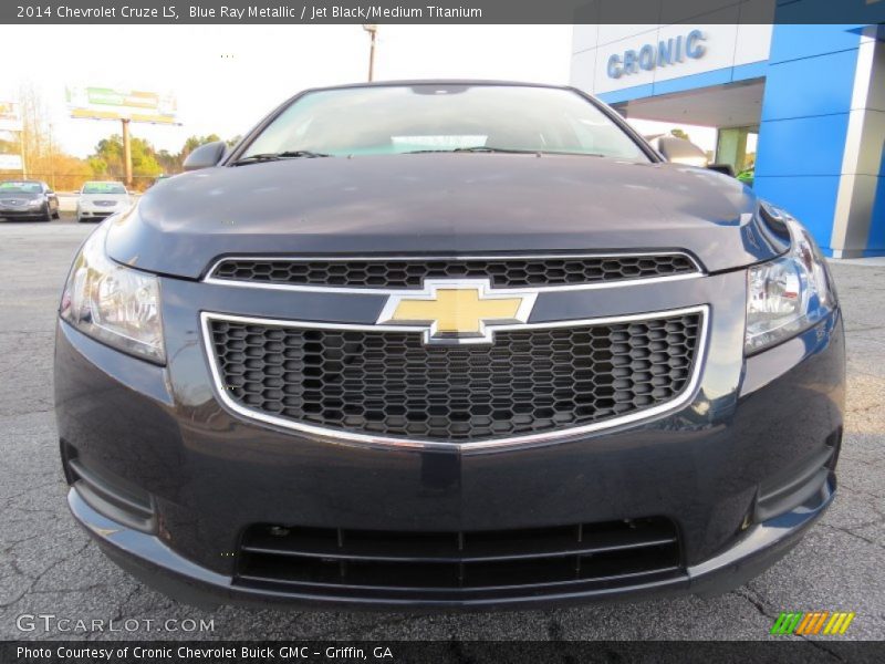 Blue Ray Metallic / Jet Black/Medium Titanium 2014 Chevrolet Cruze LS