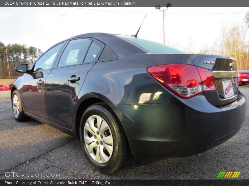 Blue Ray Metallic / Jet Black/Medium Titanium 2014 Chevrolet Cruze LS