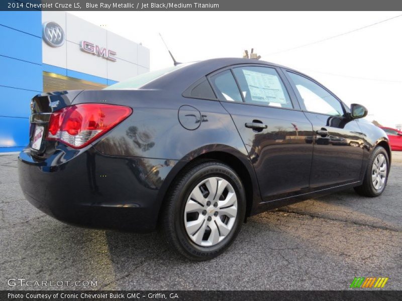 Blue Ray Metallic / Jet Black/Medium Titanium 2014 Chevrolet Cruze LS