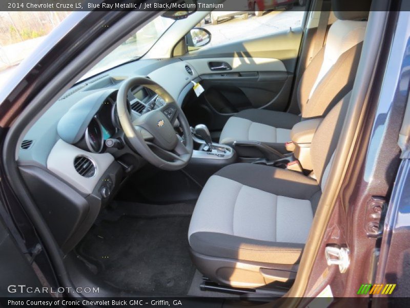 Blue Ray Metallic / Jet Black/Medium Titanium 2014 Chevrolet Cruze LS