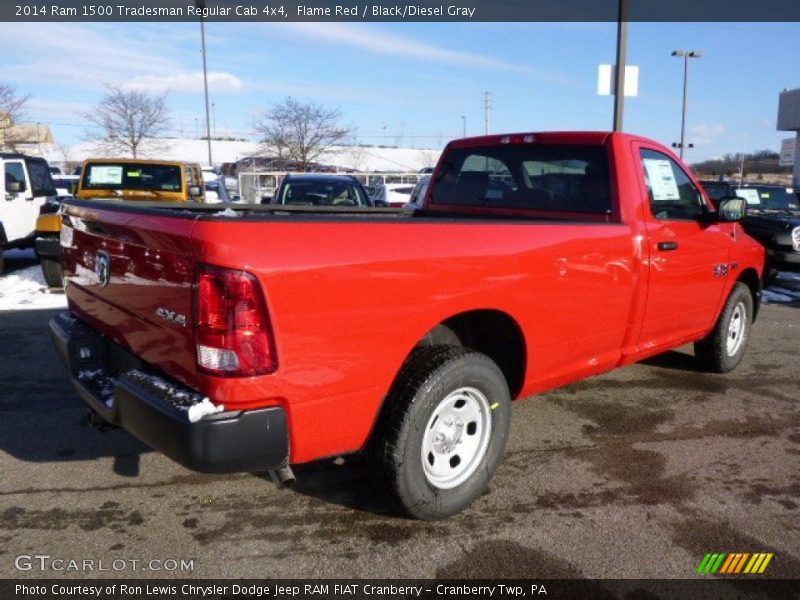 Flame Red / Black/Diesel Gray 2014 Ram 1500 Tradesman Regular Cab 4x4