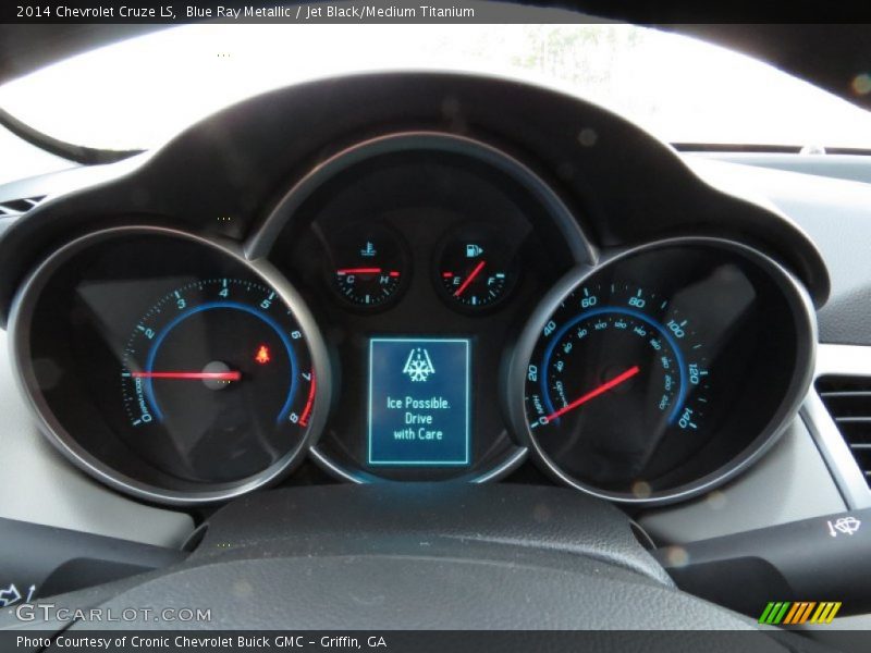 Blue Ray Metallic / Jet Black/Medium Titanium 2014 Chevrolet Cruze LS
