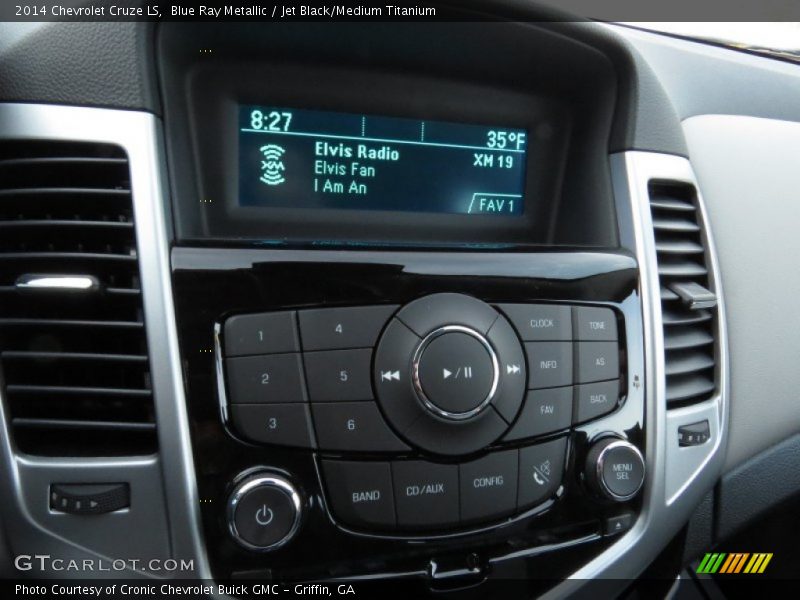 Blue Ray Metallic / Jet Black/Medium Titanium 2014 Chevrolet Cruze LS