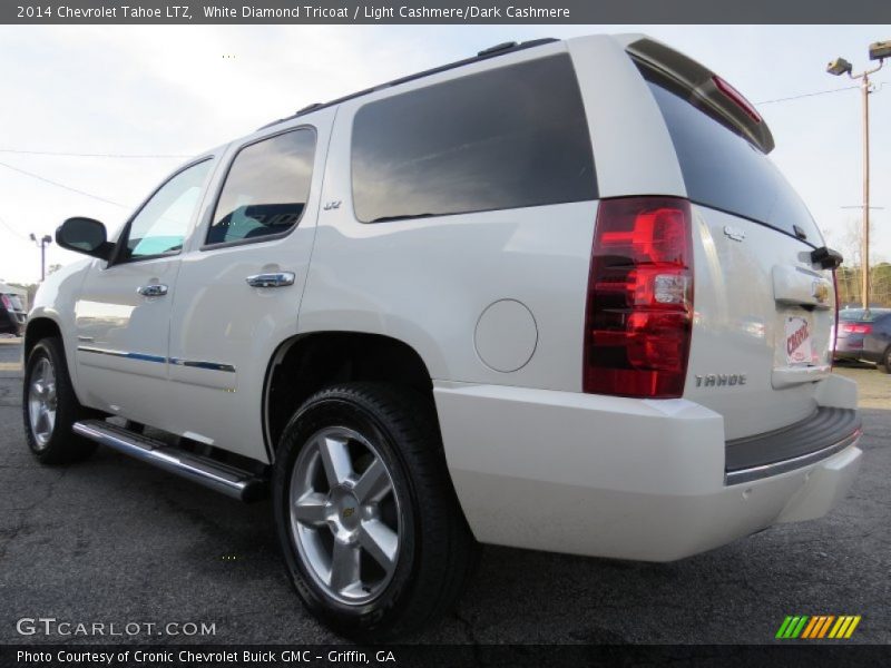 White Diamond Tricoat / Light Cashmere/Dark Cashmere 2014 Chevrolet Tahoe LTZ