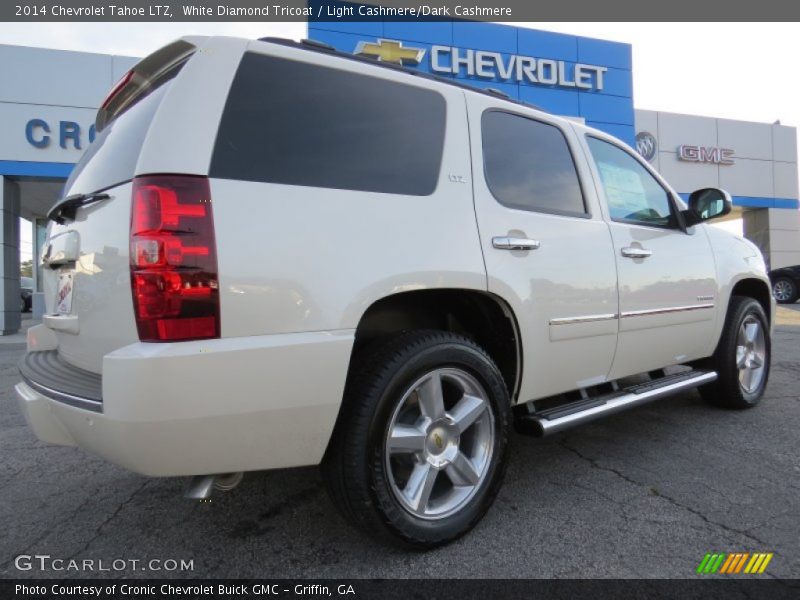 White Diamond Tricoat / Light Cashmere/Dark Cashmere 2014 Chevrolet Tahoe LTZ