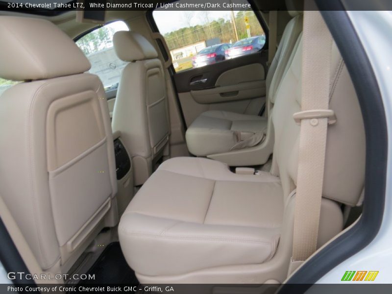 White Diamond Tricoat / Light Cashmere/Dark Cashmere 2014 Chevrolet Tahoe LTZ