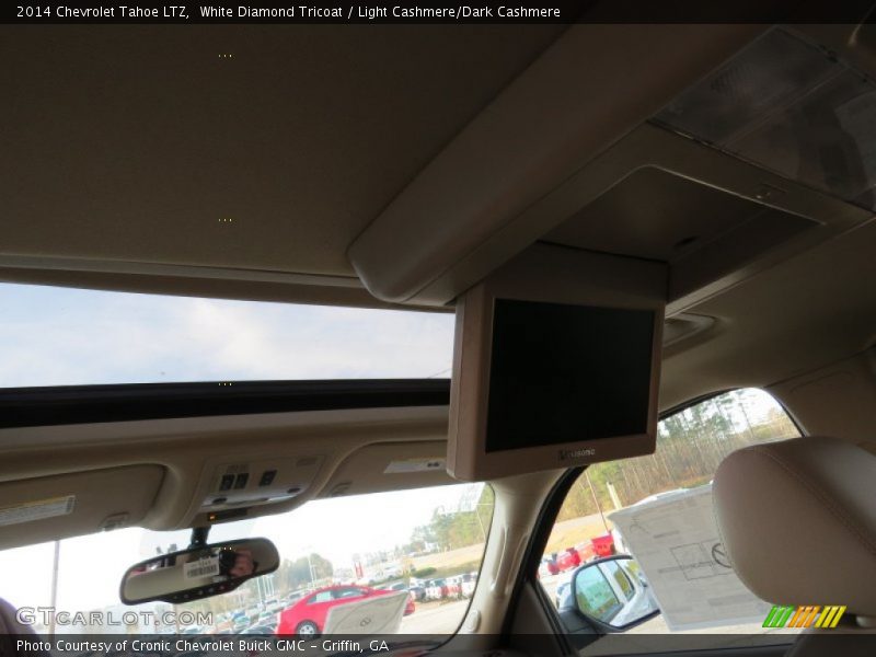 White Diamond Tricoat / Light Cashmere/Dark Cashmere 2014 Chevrolet Tahoe LTZ