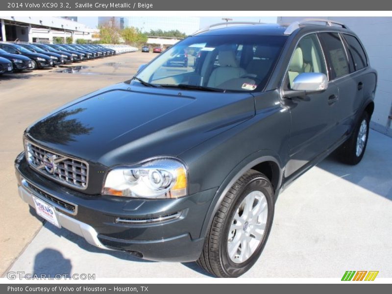 Saville Grey Metallic / Beige 2014 Volvo XC90 3.2