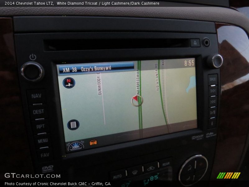 White Diamond Tricoat / Light Cashmere/Dark Cashmere 2014 Chevrolet Tahoe LTZ