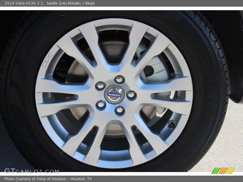 Saville Grey Metallic / Beige 2014 Volvo XC90 3.2