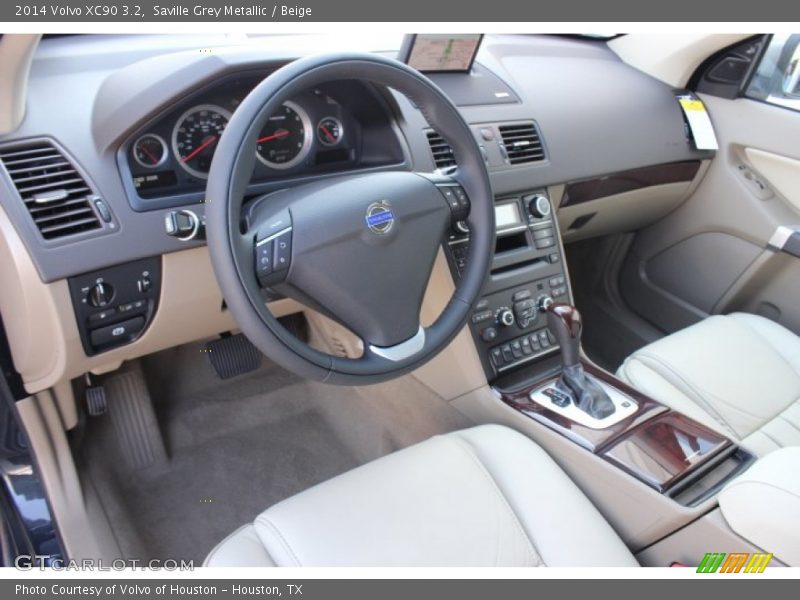 Saville Grey Metallic / Beige 2014 Volvo XC90 3.2