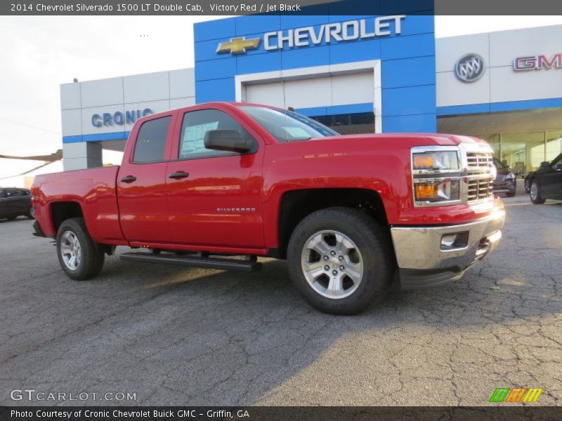 Victory Red / Jet Black 2014 Chevrolet Silverado 1500 LT Double Cab