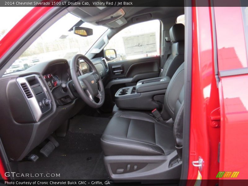 Victory Red / Jet Black 2014 Chevrolet Silverado 1500 LT Double Cab