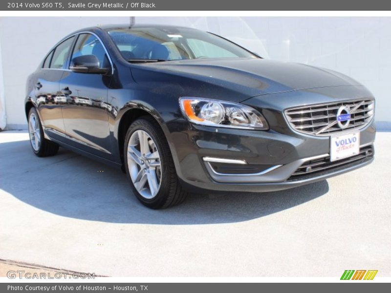 Saville Grey Metallic / Off Black 2014 Volvo S60 T5