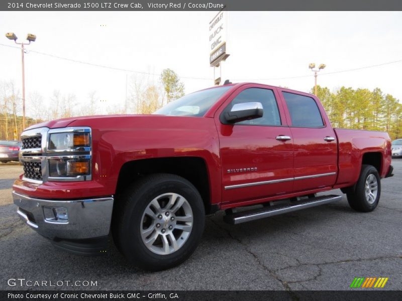 Victory Red / Cocoa/Dune 2014 Chevrolet Silverado 1500 LTZ Crew Cab