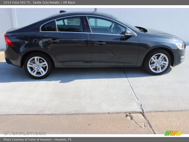 Saville Grey Metallic / Off Black 2014 Volvo S60 T5