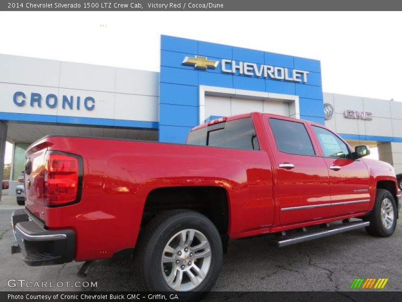 Victory Red / Cocoa/Dune 2014 Chevrolet Silverado 1500 LTZ Crew Cab
