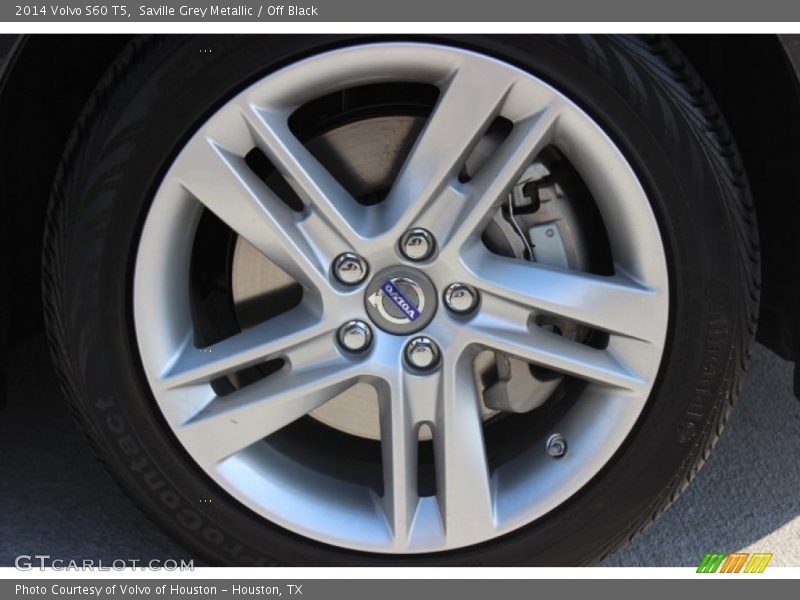 Saville Grey Metallic / Off Black 2014 Volvo S60 T5