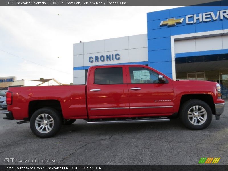 Victory Red / Cocoa/Dune 2014 Chevrolet Silverado 1500 LTZ Crew Cab