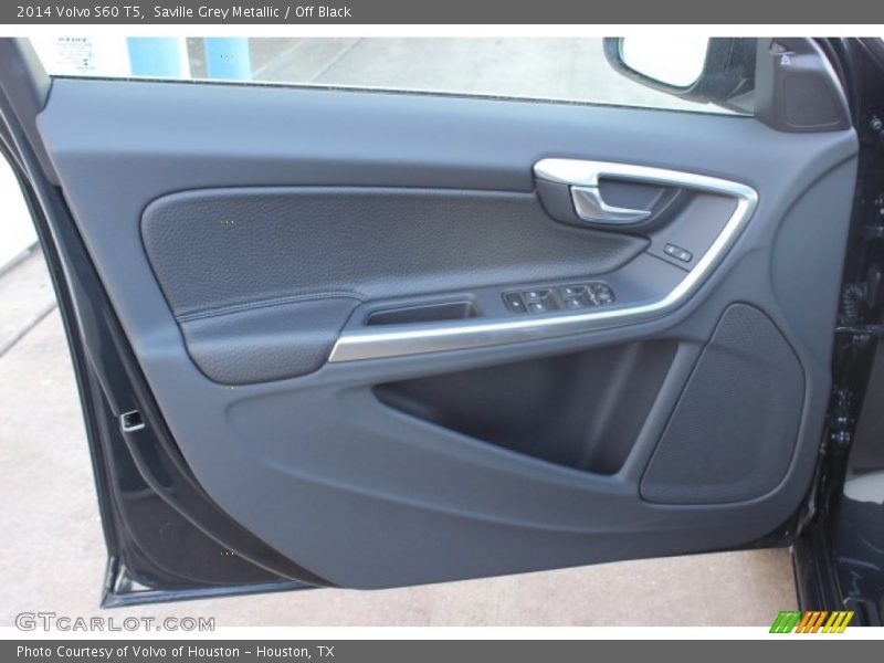 Saville Grey Metallic / Off Black 2014 Volvo S60 T5