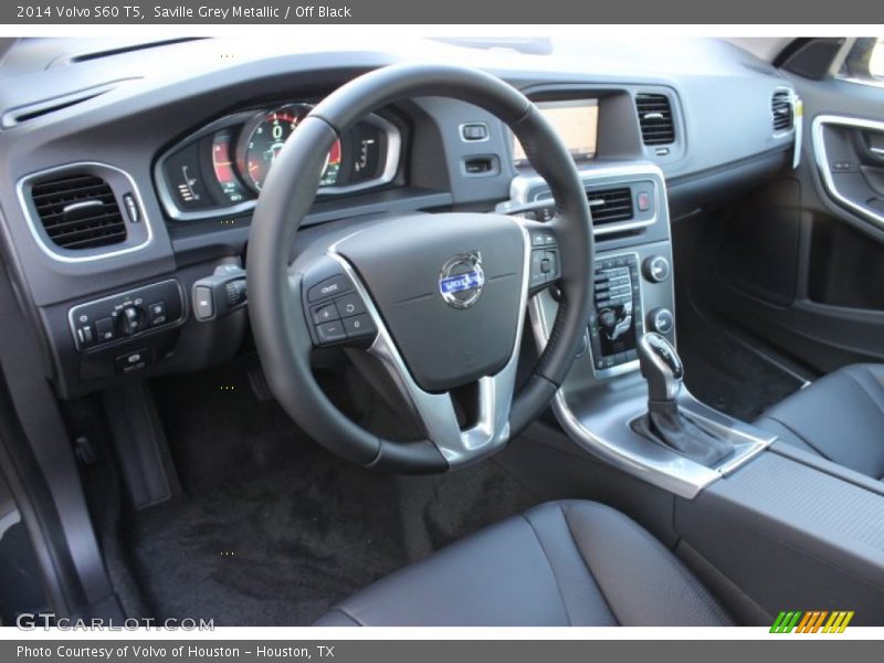 Saville Grey Metallic / Off Black 2014 Volvo S60 T5