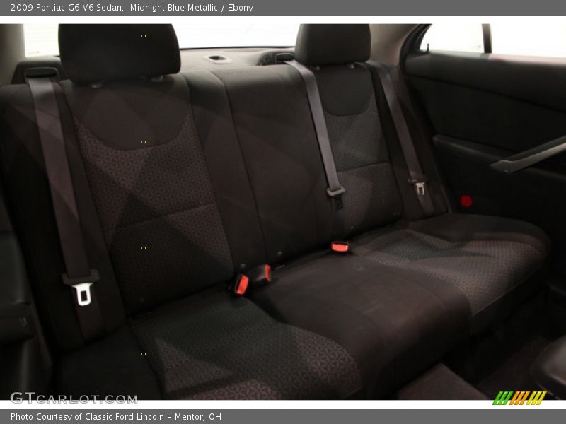 Midnight Blue Metallic / Ebony 2009 Pontiac G6 V6 Sedan