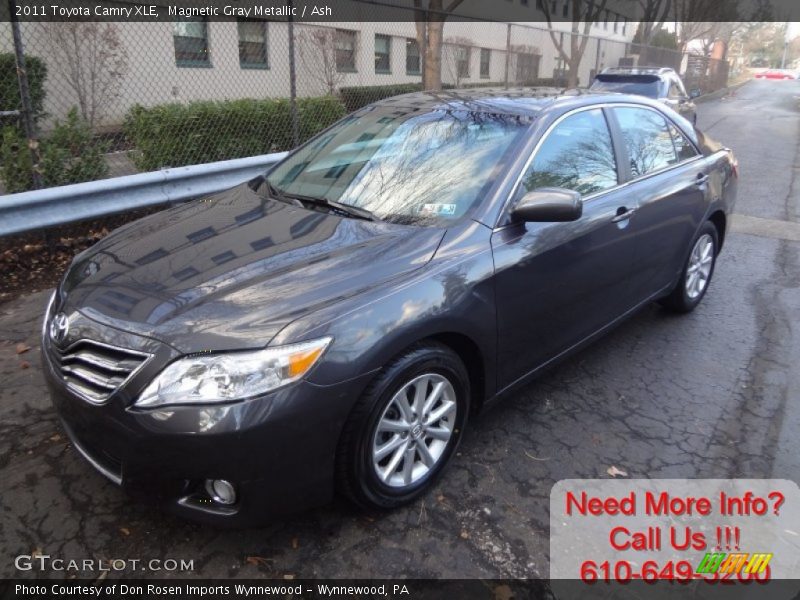 Magnetic Gray Metallic / Ash 2011 Toyota Camry XLE